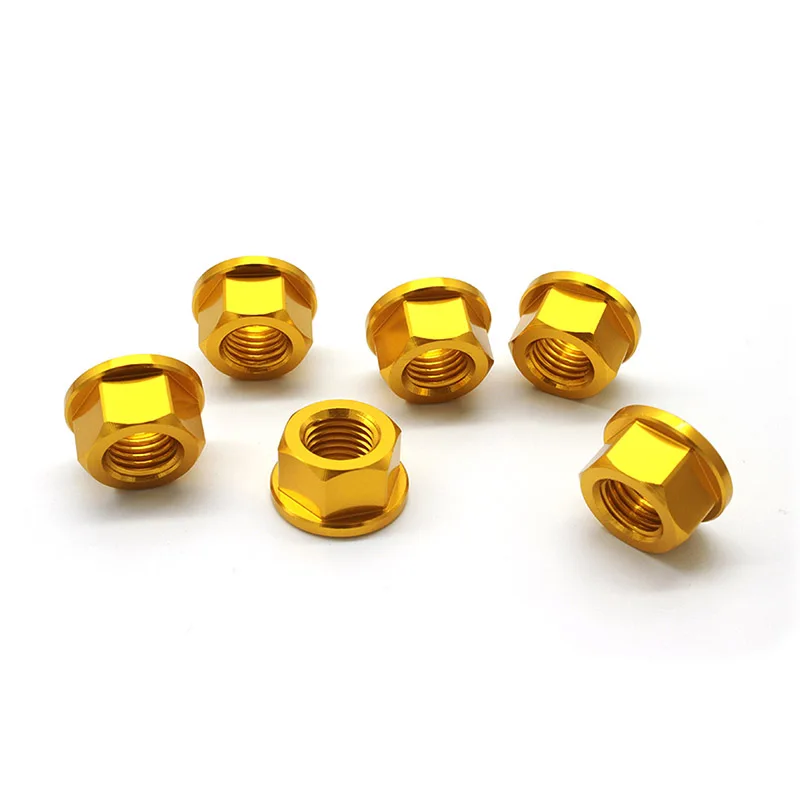 M10 * 1,25 Задняя звездочка колесная ось гайка винт Шестигранная гайка Задняя звездочка для Yamaha YZF R1 R1M R1S R6 R6M R6S R3 R25 R15 R125