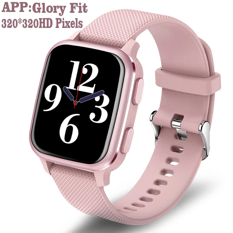 

IP68 Waterproof Smart Watch Women Lovely Bracelet Heart Rate Monitor Sleep Monitoring Smartwatch Men Connect IOS Android 1.4inch