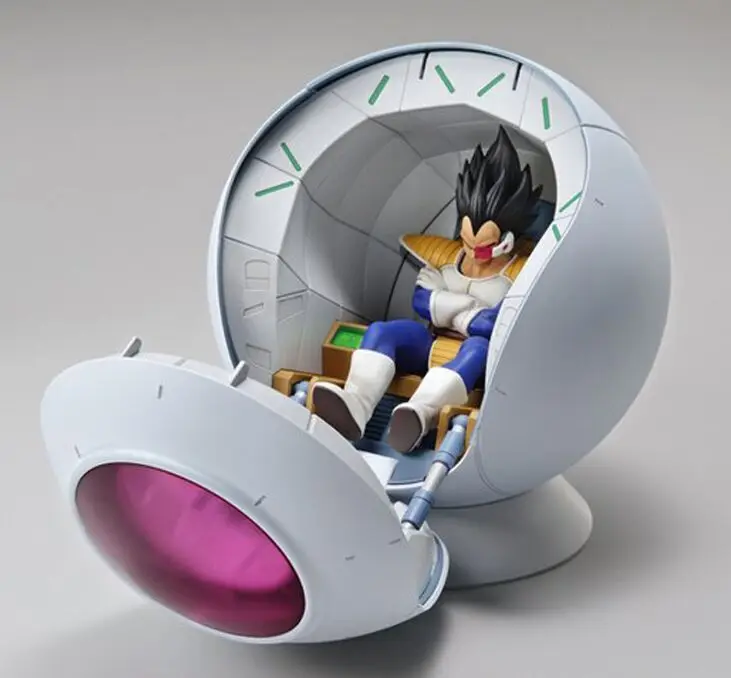 Стандартный saiyan space pod с Вегета ПВХ сборки Фигурки игрушки