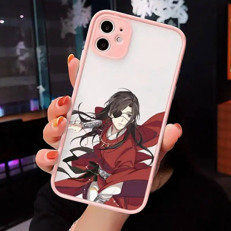 

Tian Guan Ci Fu anime Phone Cases matte transparent For iphone 7 8 11 12 plus mini x xs xr pro max cover