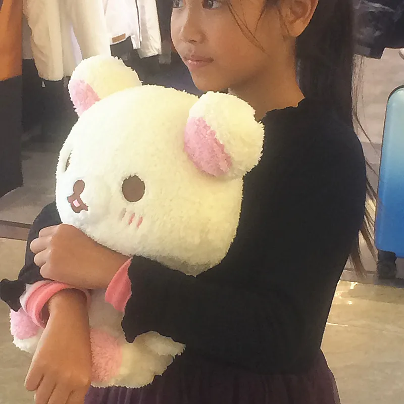 Милая Kawaii Rilakkuma плюшевая игрушка медведь Korilakkuma мягкие игрушки животные 35 см