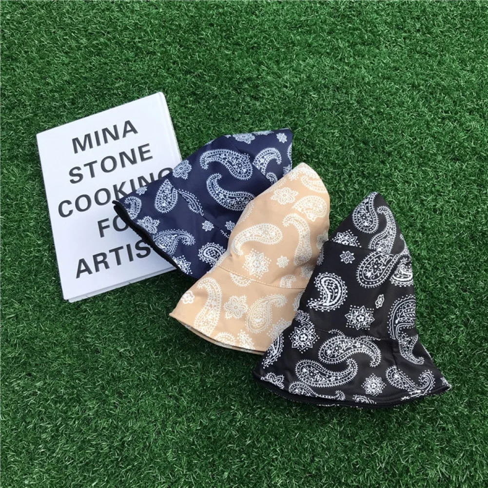 

Women Paisley Cashew Print Double Sided Reversible Sun Hat Folding Bucket Cap Sun Hat Bucket Cap Bucket Cap Sun Hat Bucket Cap