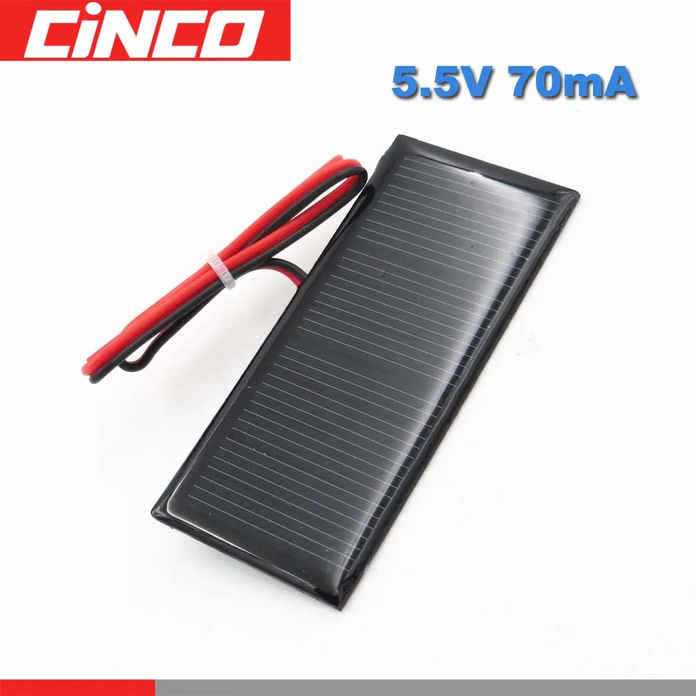 Зарядное устройство для литий ионных батарей 5 В 70 мА Вт|Солнечная батарея| |