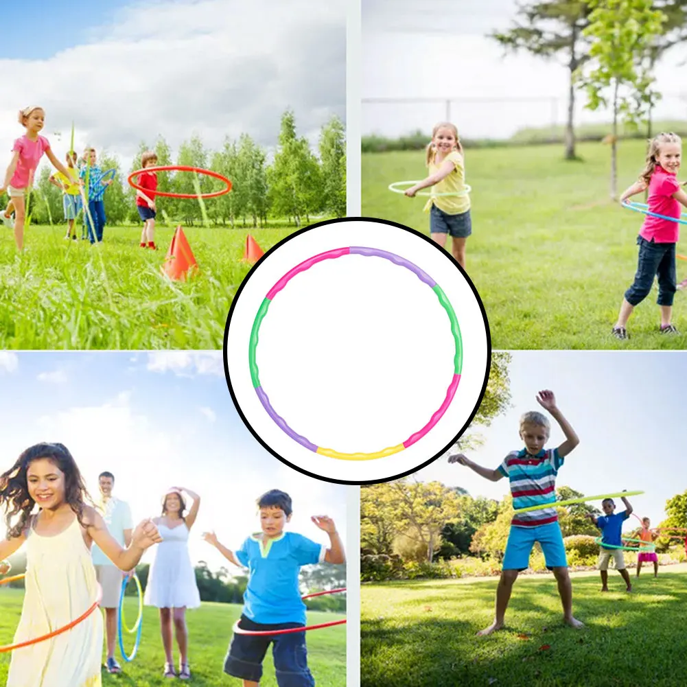 

Removable Sport Hoop Woman Fitness Equipment Kids Portable Abdominal Exercise Gym Plastic Fitness Training Hoola Circle