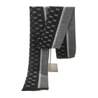 Шарф мужской, зимний, теплый, кашемировый, в клетку