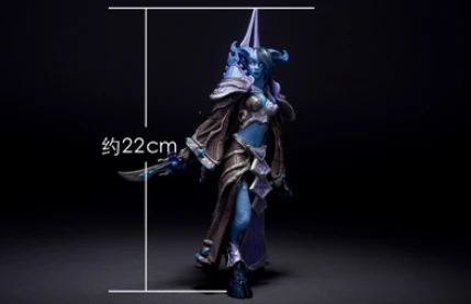 Draenei Mage WOW Сильвана Ветрокрылая стрельба из лука королева вор рыцарь серии ПВХ аниме фигурка для фанатов подарок на день рождения детей - Цвет: Draenei Mage
