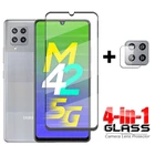 Для Samsung Galaxy M42 5G стекло A42 M62 F62 M30S A02S M21 A52 A72 A32 A12 защитная пленка из закаленного стекла с полным покрытием экрана фотопленка