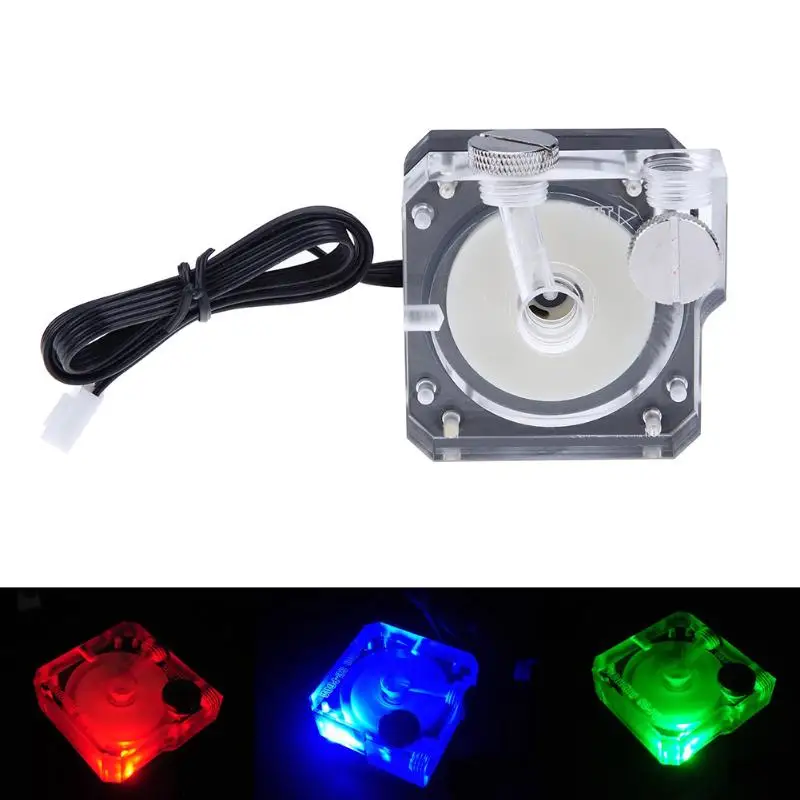 Dc12V 0.5A супер тихий циркуляционный охлаждающий насос G1/4 резьбовой соединитель
