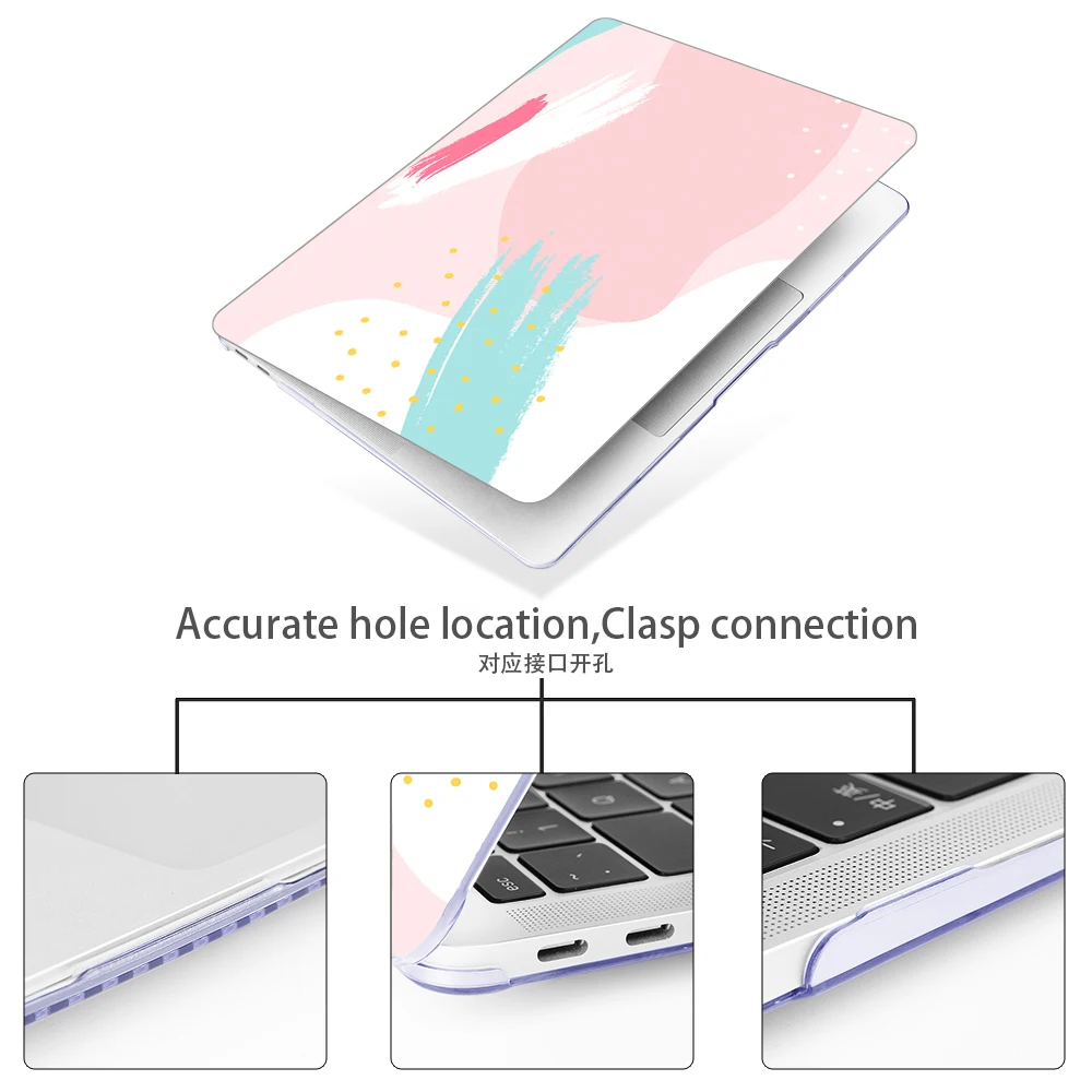 Разноцветный чехол для ноутбука Memphis с брызгами краски Apple MacBook retina Air 12 13 3 Новинка
