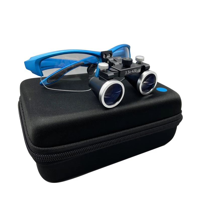 

Dental loupes Surgical Magnifier 2.5X/3.5X Magnification Binocular magnifying glass with led lights Medical