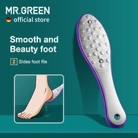 mr green pedicure foot care tools foot file rasps callus dead foot skin care remover sets stainless steel professional two sides