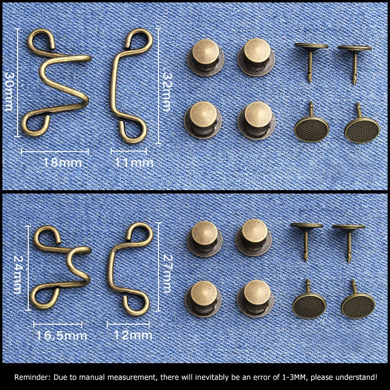 2 шт. металлические крючки для одежды джинсовая поясная регулирующая Пряжка