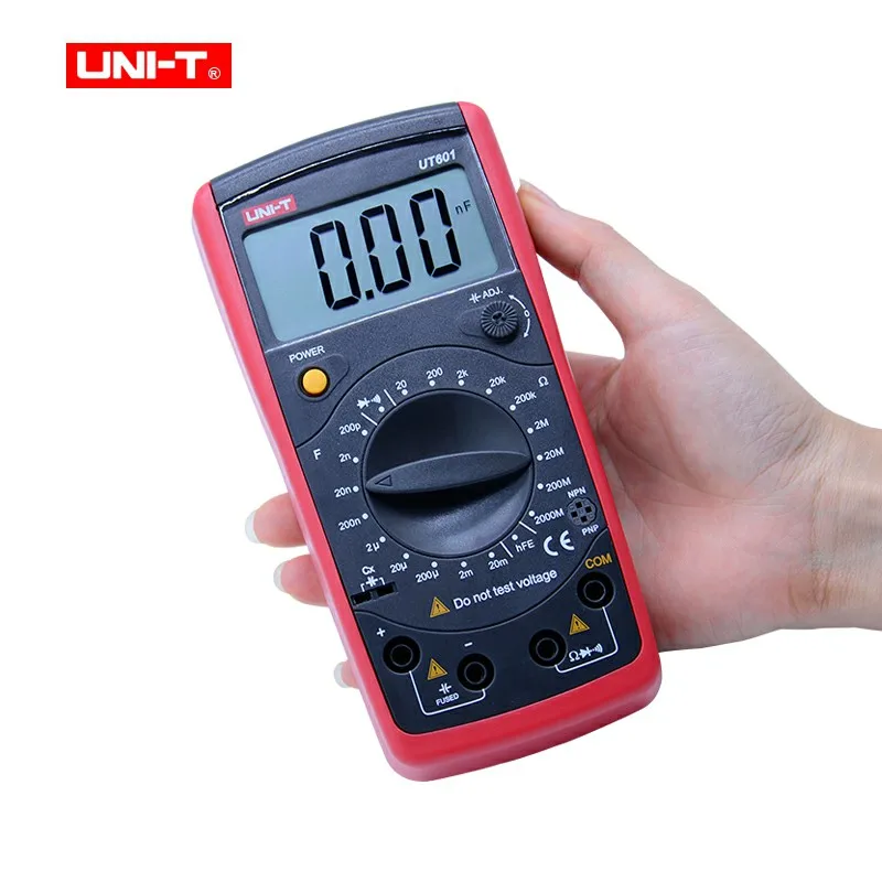 UNI-T UT601 цифровой емкостный револьвер Омметр конденсаторный резистор с диодом и