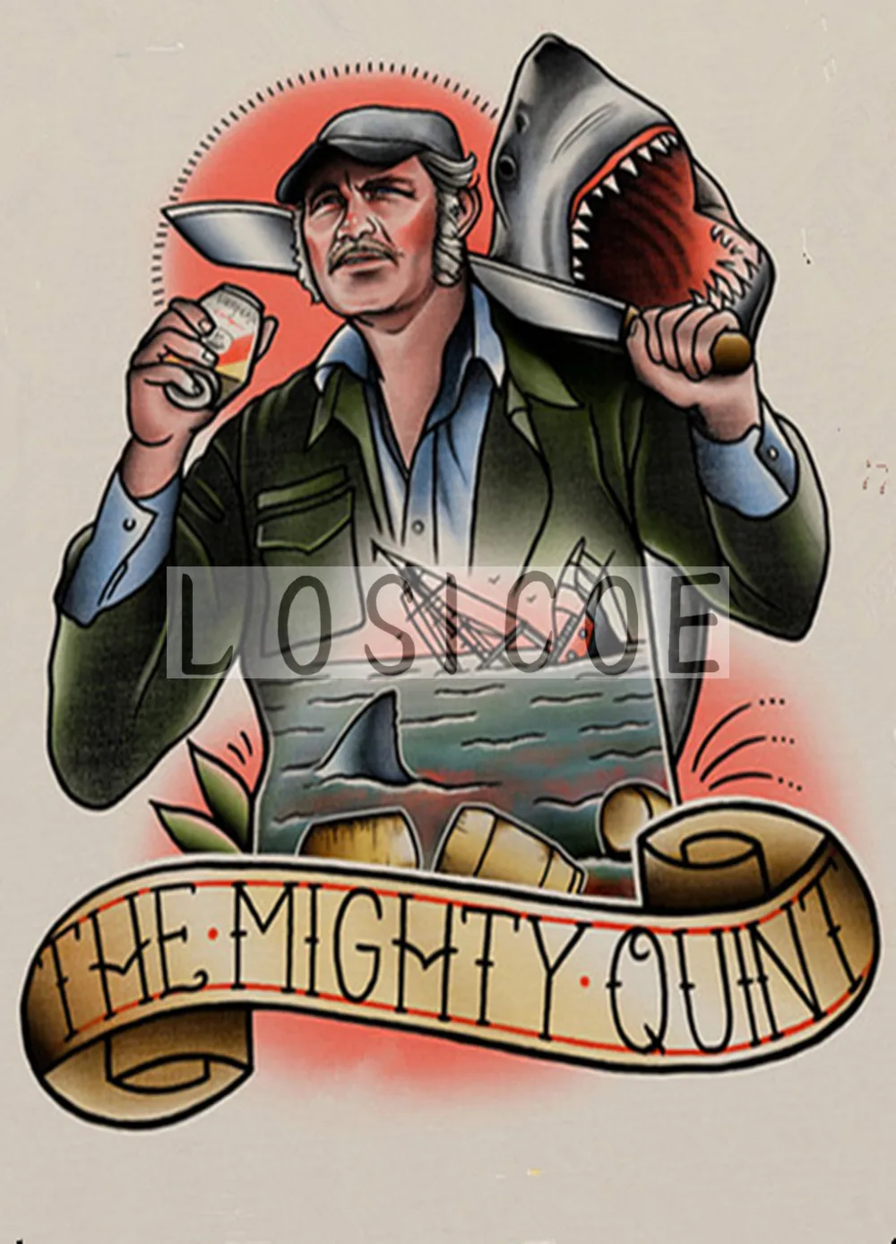 &quotМогучий Квинт&quot 30х42 см ностальгия Винтаж крафт бумага постер без рамки