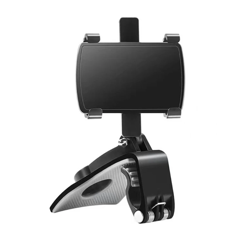 

Автомобильный гибкий держатель для телефона на приборную панель с зажимом для солнцезащитного козырька и поворотом на 360 градусов