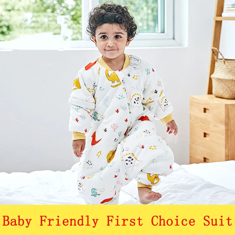 Детский спальный мешок AXA010 6 слойный муслиновый с длинным рукавом детская одежда