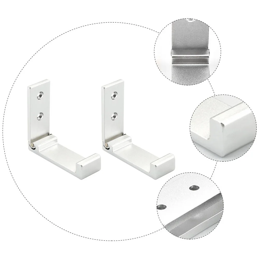 

2pcs Foldable Coat Hooks Wall Mounted Hooks Household Heavy Duty Folding Hooks