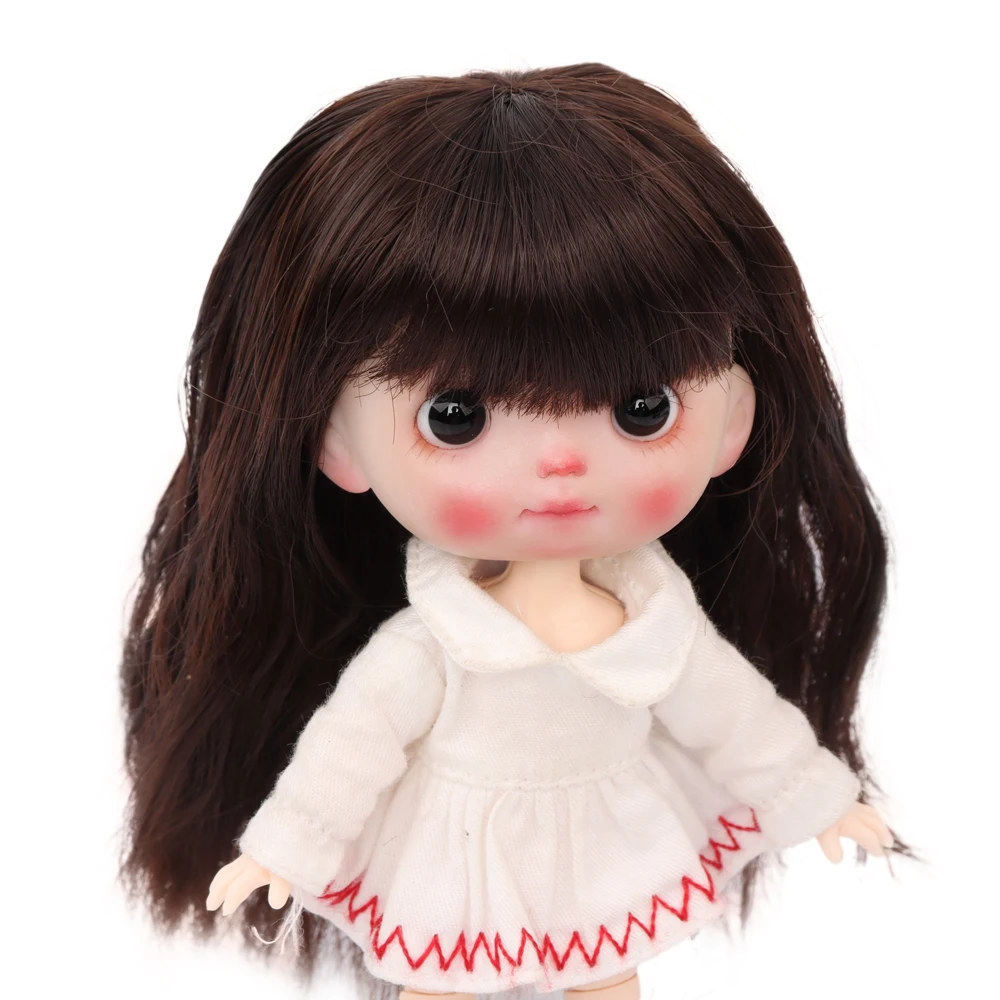 Аксессуары для кукол модные парики из мягкого волокна Омбре мохера куклы ob11 1/8