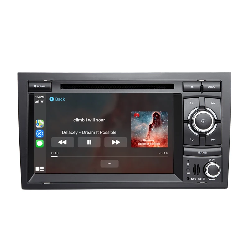 Android 9 0 Авторадио встроенный CarPlay GPS-навигатор совместимый с Audi A4 B6 B7 S4 RS4 2002-2008 SEAT Exeo