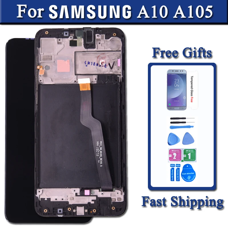 ЖК дисплей 6 2 ''для Samsung Galaxy A10 A105 сенсорный экран с дигитайзером в сборе для A105DS