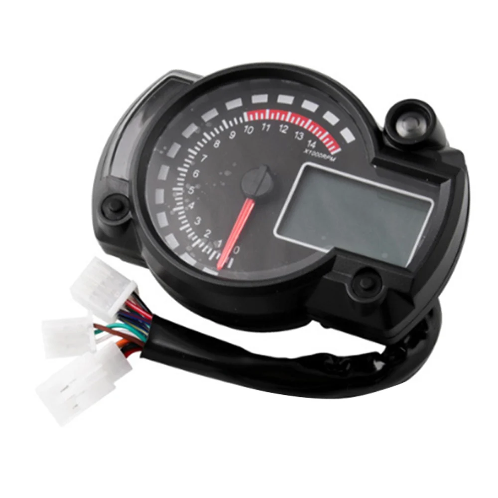 Универсальный мотоцикл цифровой светильник ЖК-дисплей Скорость ometer одометр