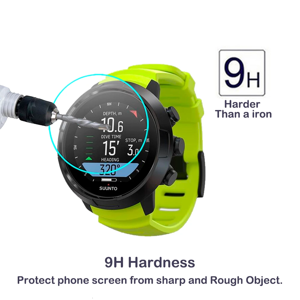 2 шт. для умных часов SUUNTO D5 DX D4F D6I D4I Novo 2.5D 9H прозрачное закаленное стекло Защита