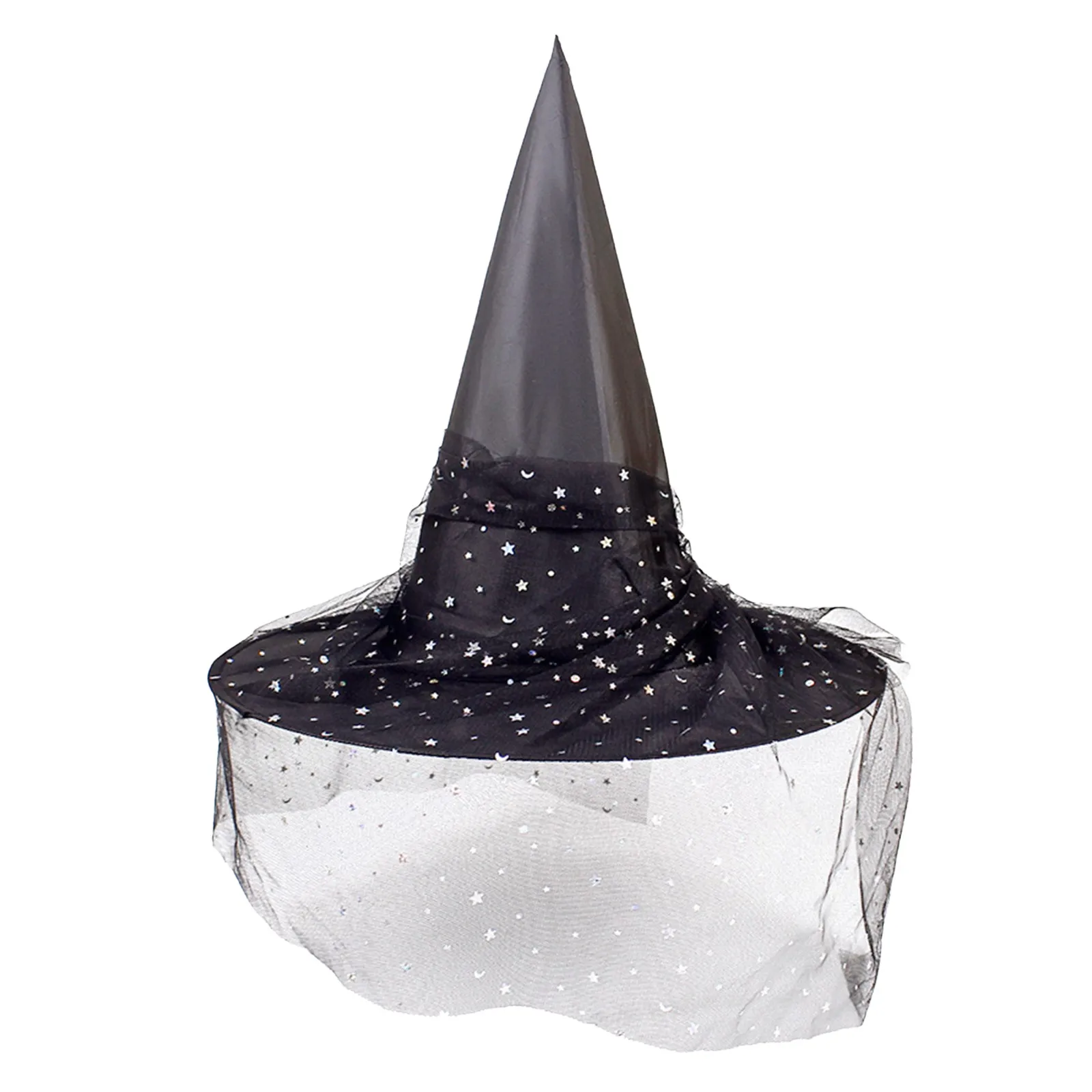 1 шт. шляпа ведьмы на Хэллоуин заостренный декор сетчатая головной убор косплей