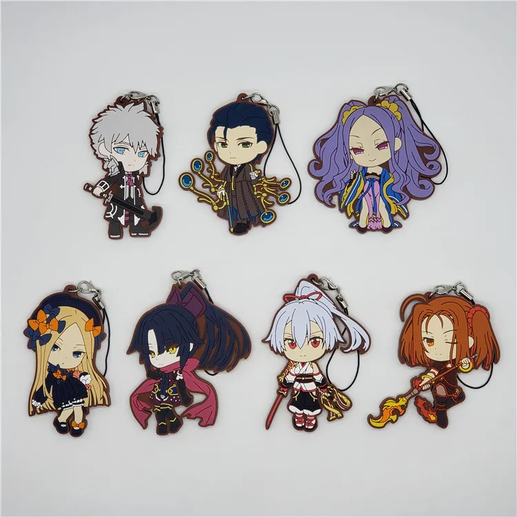 

Судьба/большой заказ FGO аниме Wu Zetian Abigail Tomoe Gozen Katou Danzo резиновый брелок
