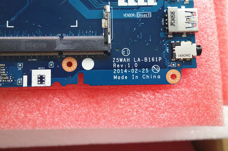 Z5WAH LA B161P материнская плата для ноутбука Acer E5 571 531 с процессором 2957U|Материнские