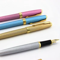 high quality baoer 388 fountain pen full metal luxury pens office school or gift stationery supplies writing ink pen