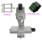 Мини фрезерный станок с ЧПУ фрезерный станок рамка 2515 Колонка Тип гравировальный станок комплекта 65 мм 80 мм кронштейн шпинделя Вертикальная ось 3 Фрезерный резак