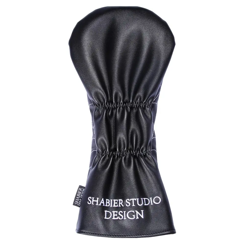 

4PCS Black Cross Golf Club Headcovers Driver / Fairway Wood/ Hybrid PU Leather Head Cover