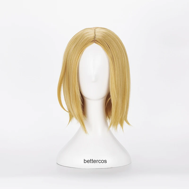 Парик для косплея из Хеталии Польши Axis Powers короткие прямые золотые термостойкие