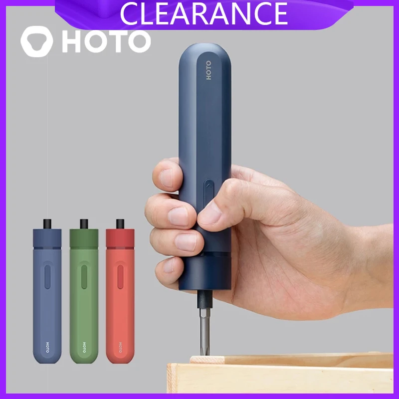 Xiaomi HOTO Tools 2 в 1 ручная электрическая аккумуляторная отвертка 3 6 литиевые мини