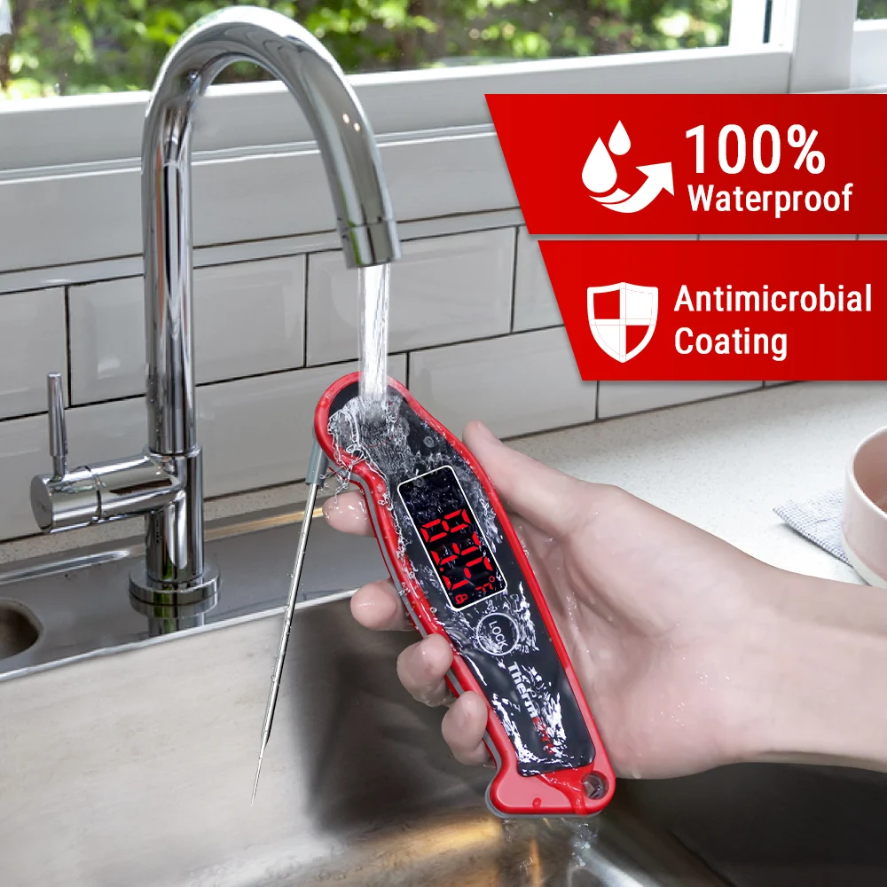 Водонепроницаемый термометр ThermoPro TP19 Мгновенное измерение автоматическое