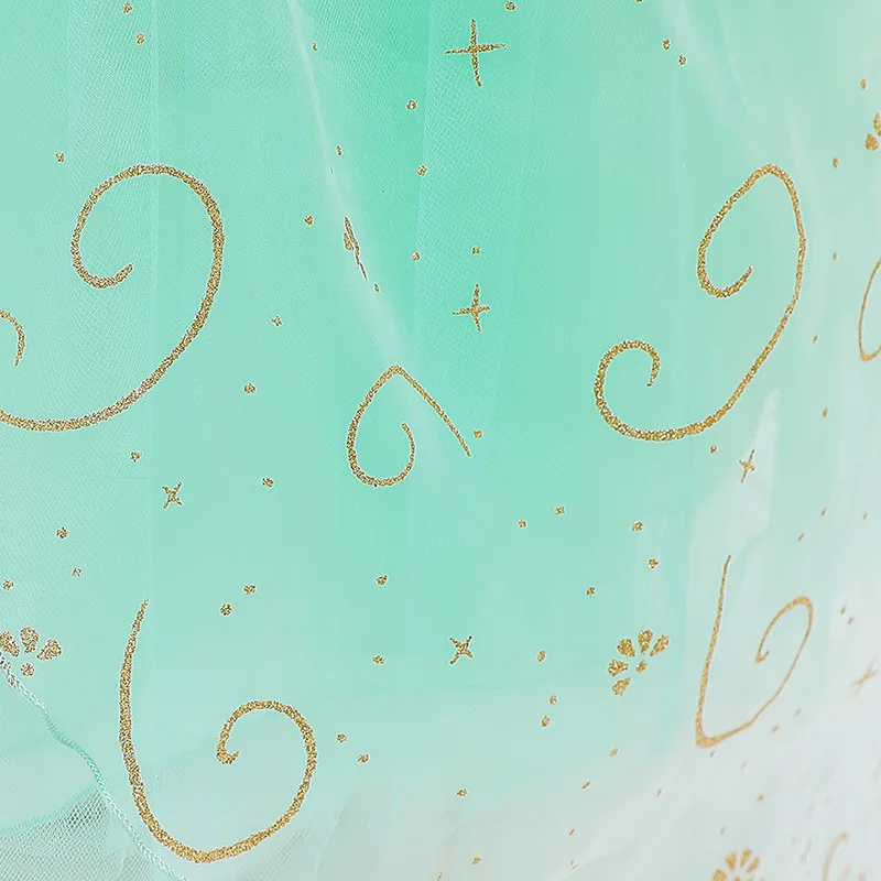 

Girls Jasmine Costume Princess Dress Up Kids Halloween Christmas Princess Jasmine Children's Costume Party Evening Dress 2-10T