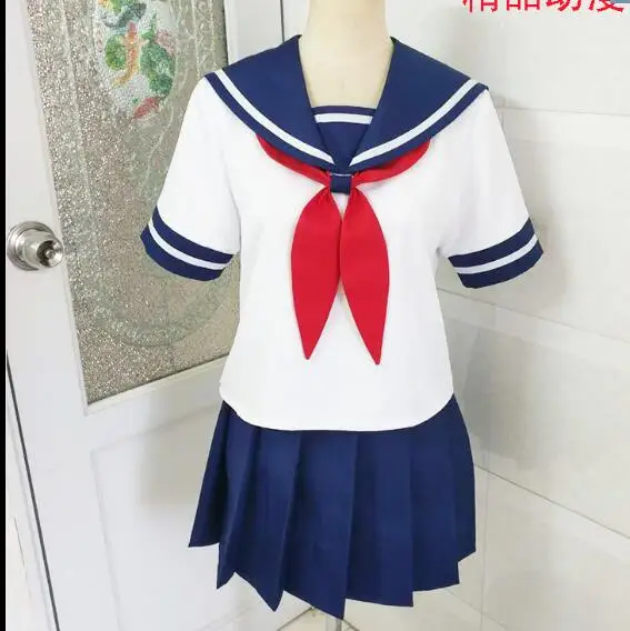 Игрушечные рубашки для косплея yдругих девушек Японская школа матросские костюм