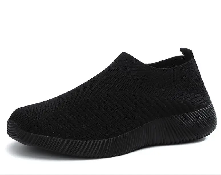 New Spring Summer Shoes Woman Breathable Air Mesh Flat Platform Women Shoes Slip On Women's Loafers black blue Ladies Shoes