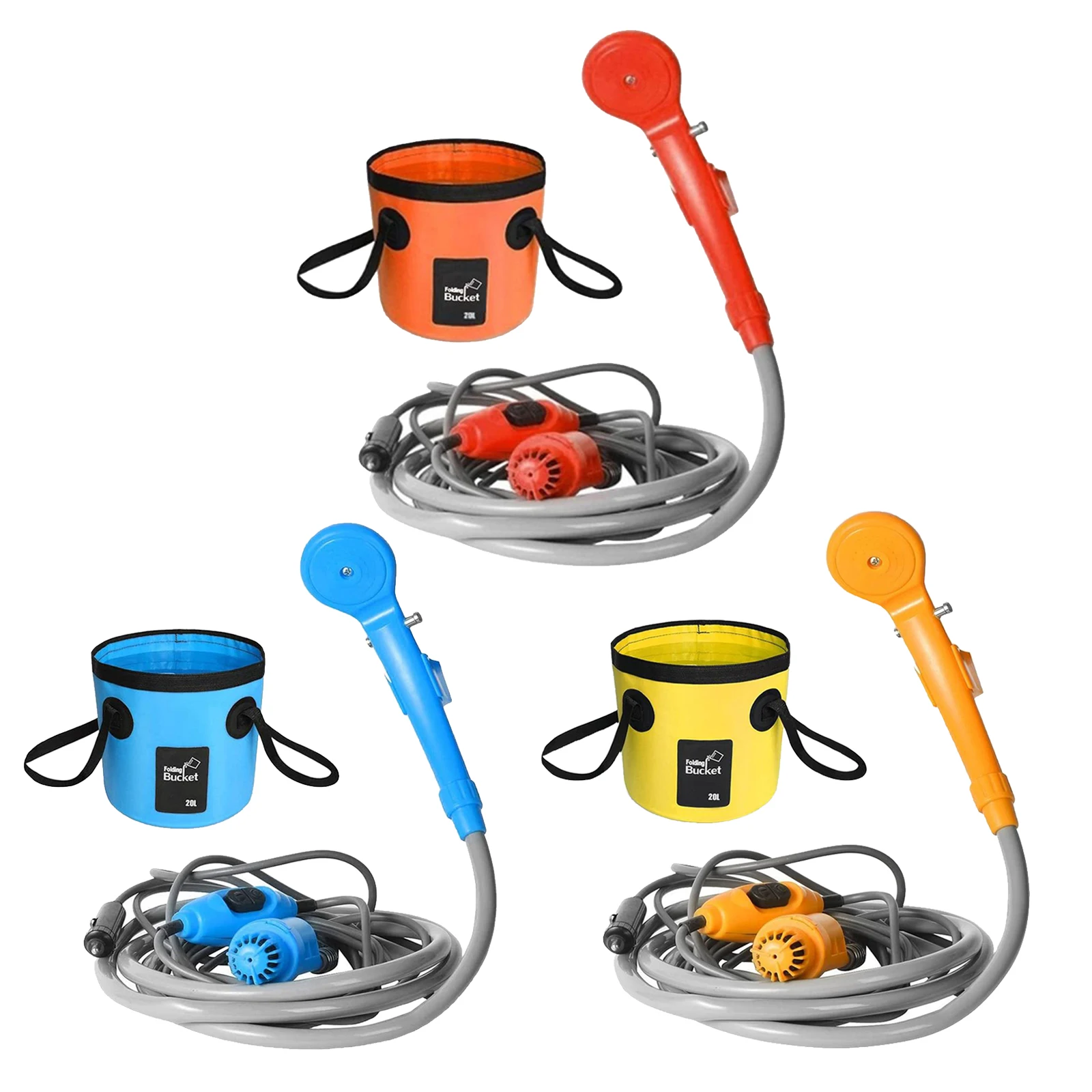 Портативный автомобильный душевой набор Кемпинг Ванная комната Душ автомойка и