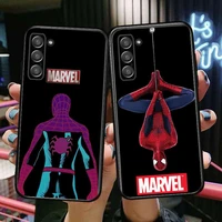 hand painted spider man phone cover hull for samsung galaxy s8 s9 s10e s20 s21 s5 s30 plus s20 fe 5g lite ultra black soft case