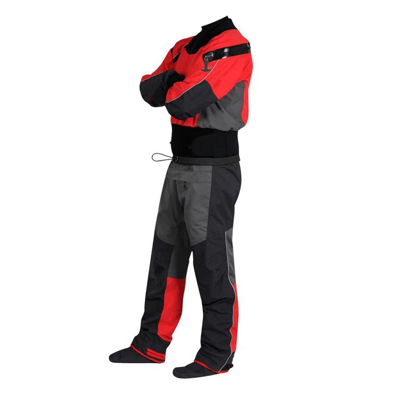 Сухой костюм Whitewater каяк Drysuit водонепроницаемый дождевик гоночный костюм для грязи ATV и UTV Rider деятельности Приключения Охота Рыбалка