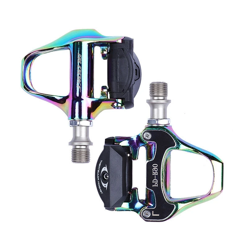

BLOOKE Road Bike Pedal SPD SL Pedal Cleat Self Locking Clip Colorful Non-Slip Clipless for Road Bike Racing Riding Parts