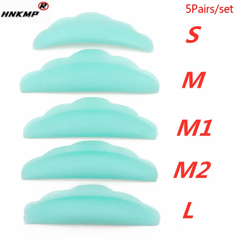 

5 Pairs Eyelash Lifting Silicone Pads Set Eye Lash Extension Lift Perming Kit Tool Eyelash Lift Curlers Curl Shields Pads