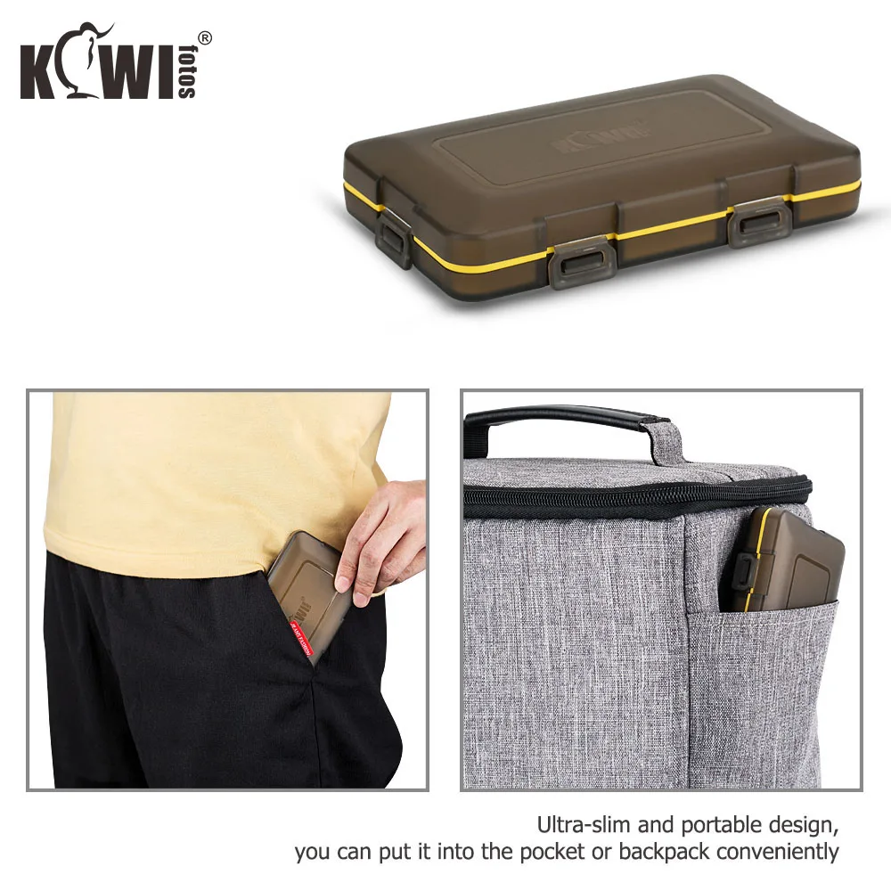 Силиконовые Водонепроницаемый Батарея хранения Чехол Держатель Коробка