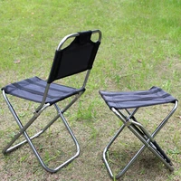 outdoor fishing chair aluminum alloy oxford fabric folding stool camping hiking foldable seat