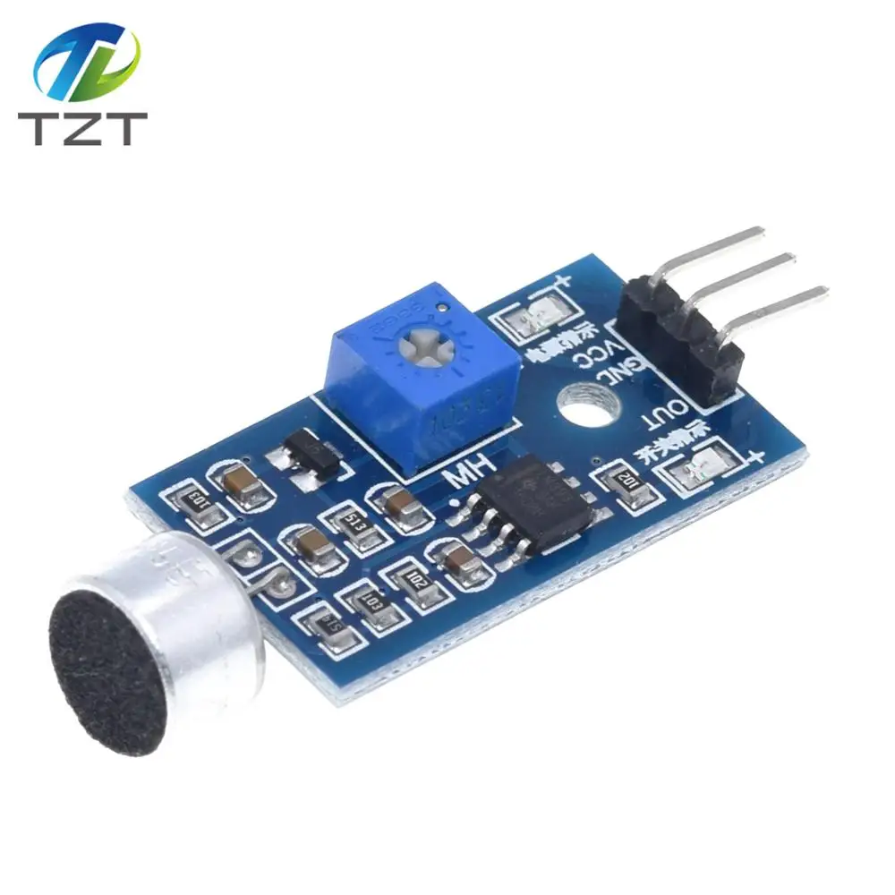 3 контактный голосовой модуль датчика обнаружения звука Интеллектуальный робот