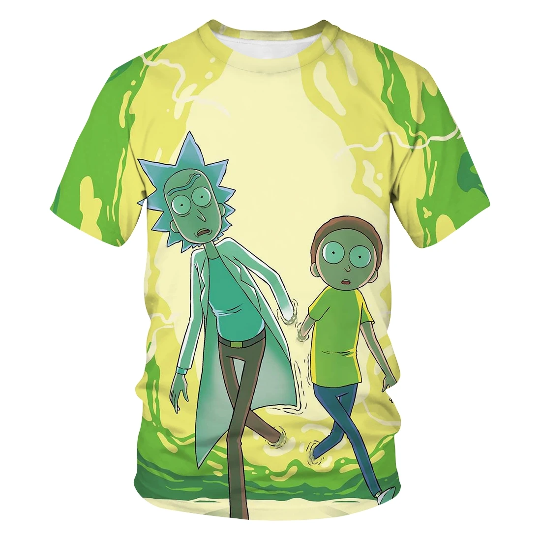 Новинка 2020 футболка Rick and Morty от Jm2 Art мужская 3D летняя с аниме футболки короткими