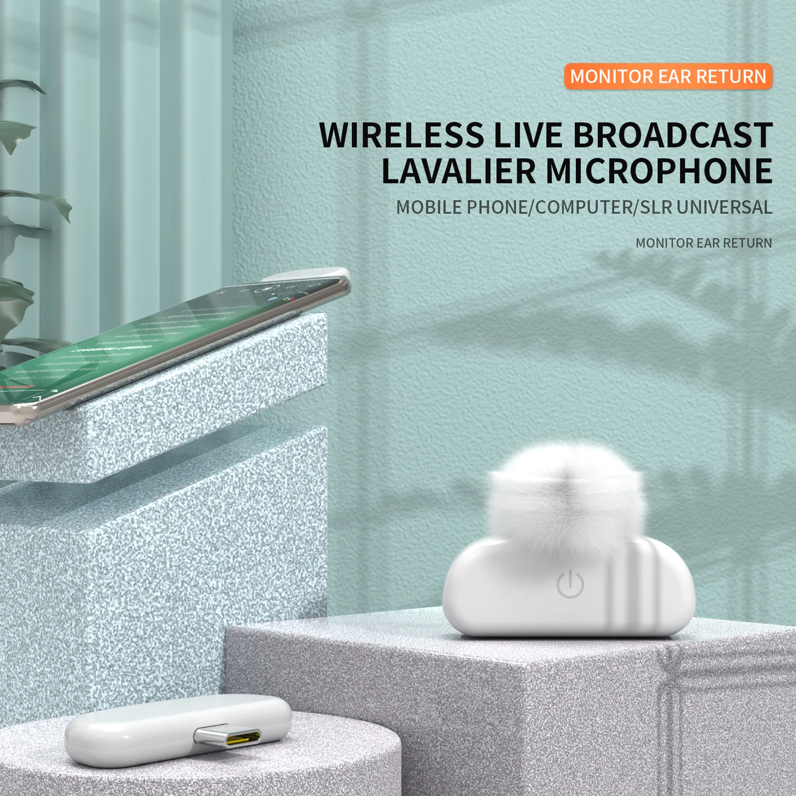 Беспроводной петличный мини-микрофон всенаправленный микрофон с лацканами