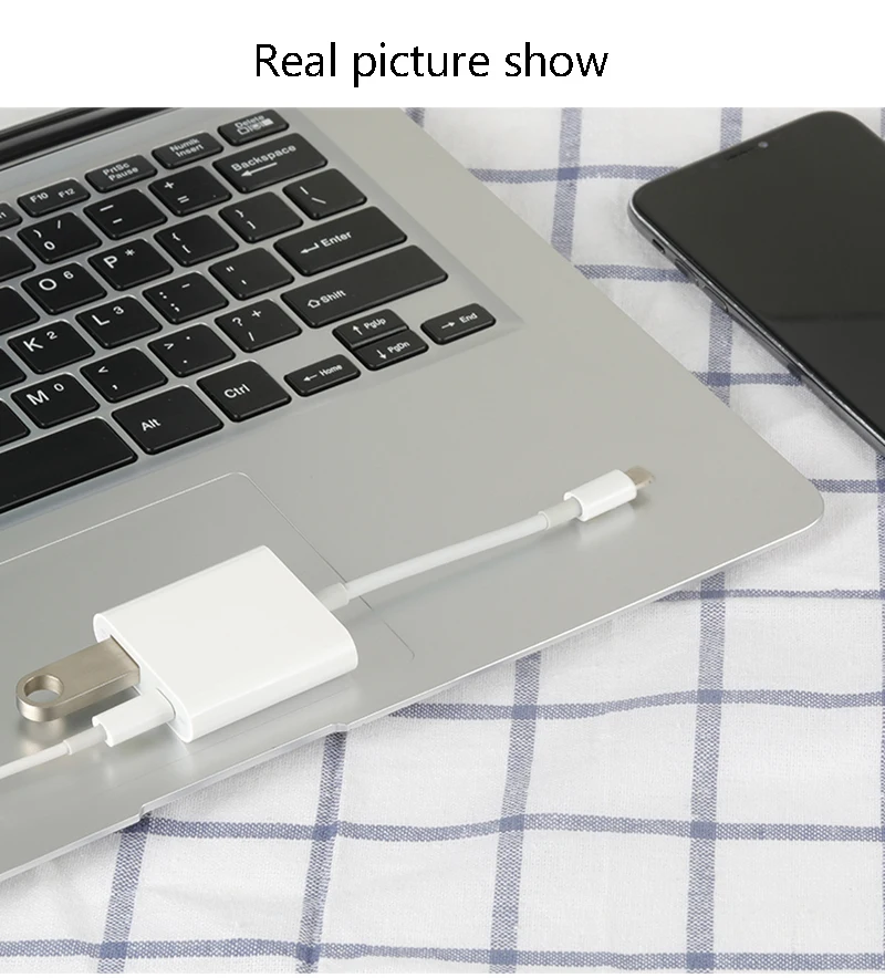 OTG USB адаптер для камеры для lightning ios 13 пианино MIDI клавиатура разъем с зарядным портом для iphone iPad