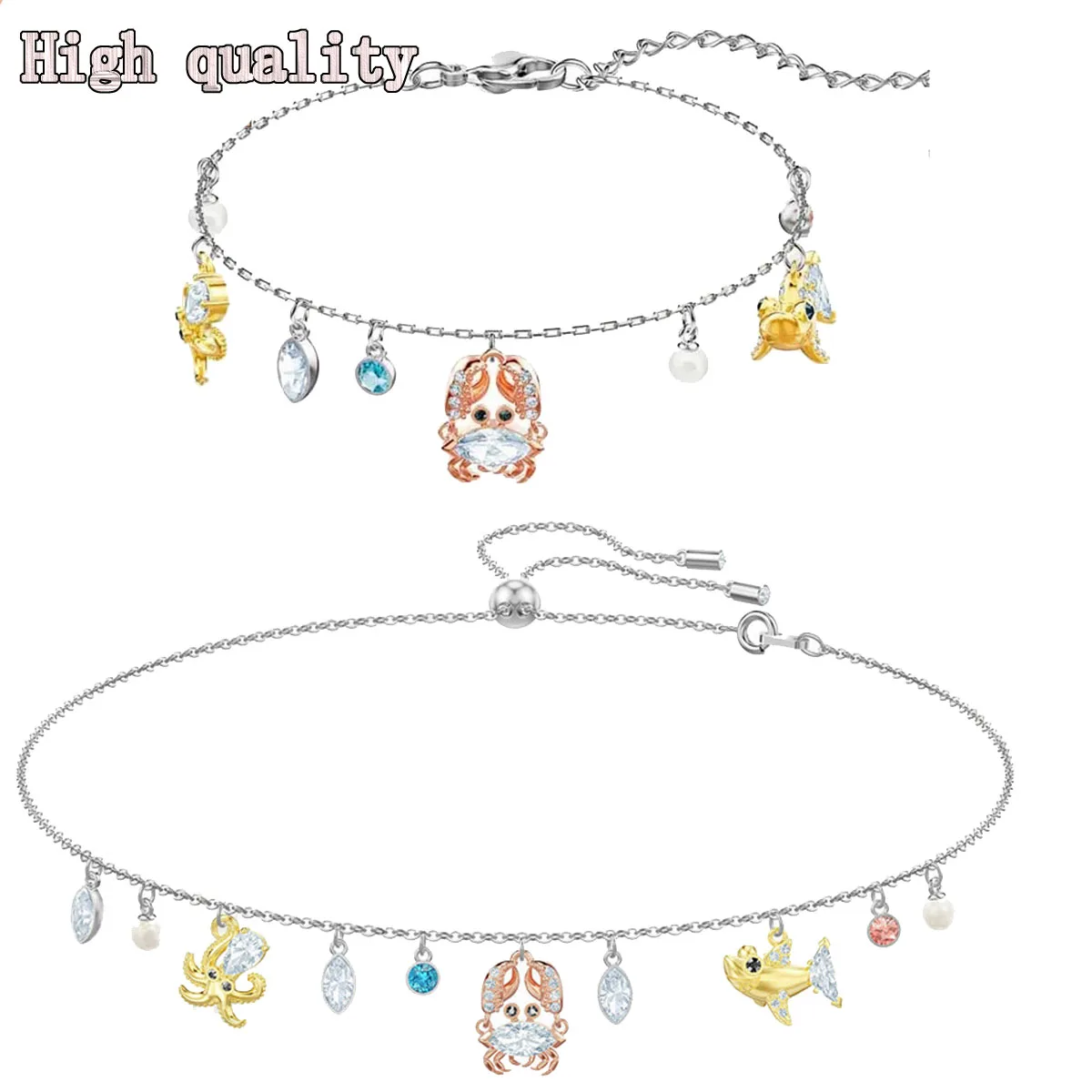 Модные ювелирные изделия высокого качества SWA очаровательные морские жизни